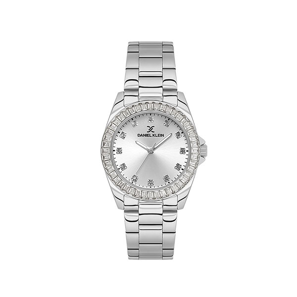 Γυναικείο Ρολόι Daniel Klein IPS με καντράν Sunray Dial και πέτρες DK.1.13950-1