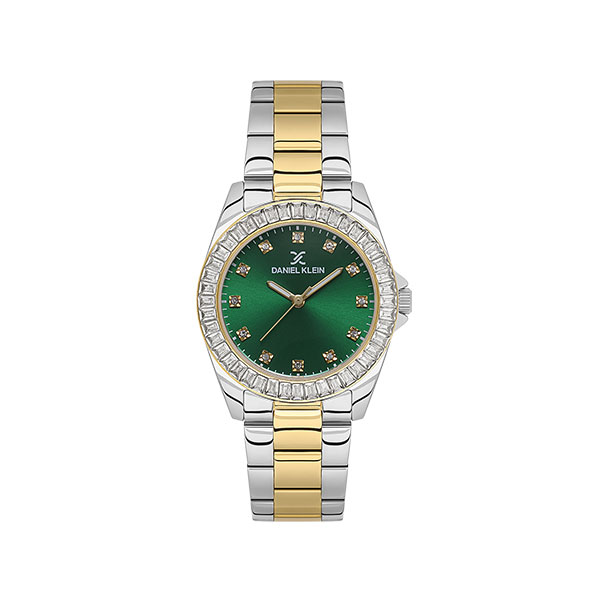 Γυναικείο Ρολόι Daniel Klein IPS με καντράν Sunray Dial και πέτρες DK.1.13950-5