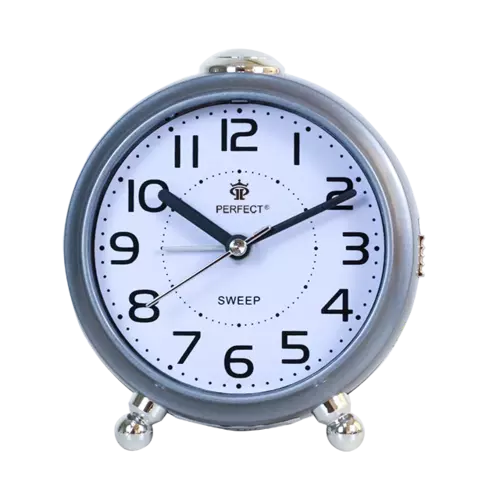 Επιτραπέζιο Αναλογικό Ξυπνητήρι 08902 Ασημί