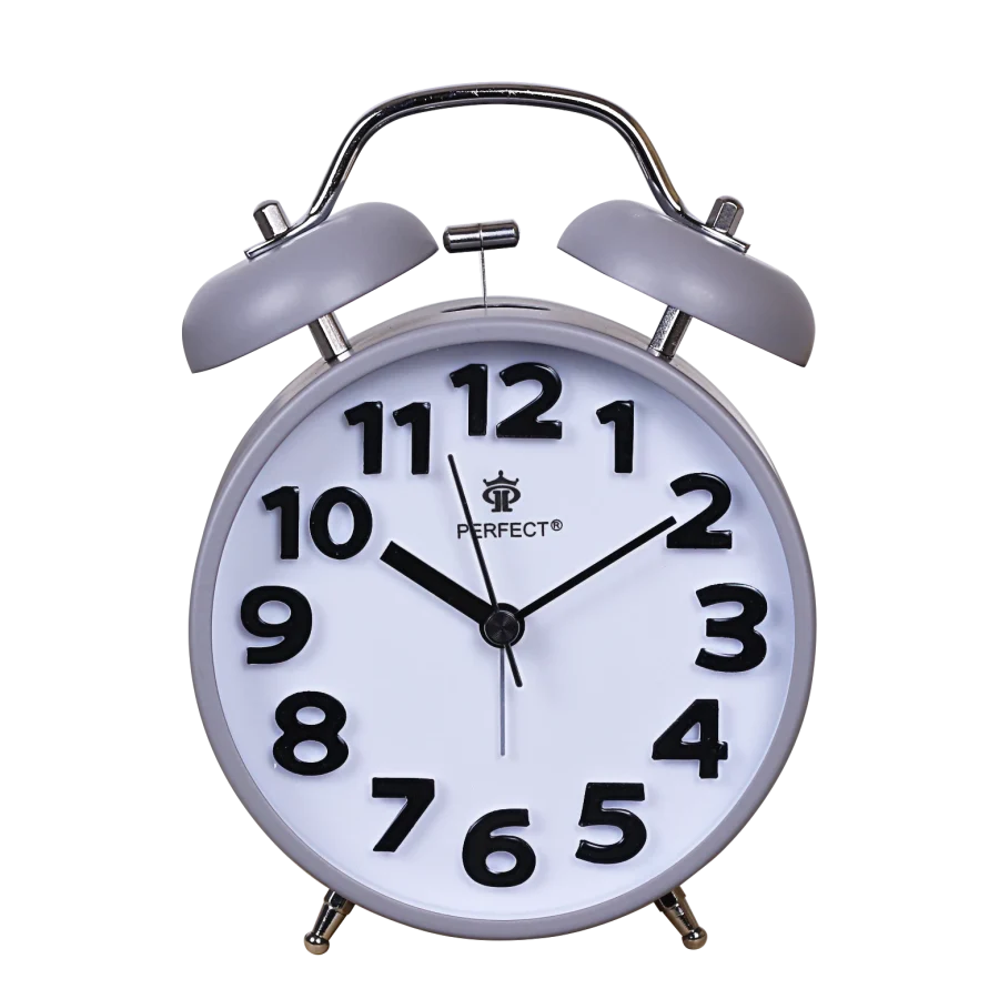 Επιτραπέζιο  Αναλογικό Ξυπνητήρι 11502 Γκρί